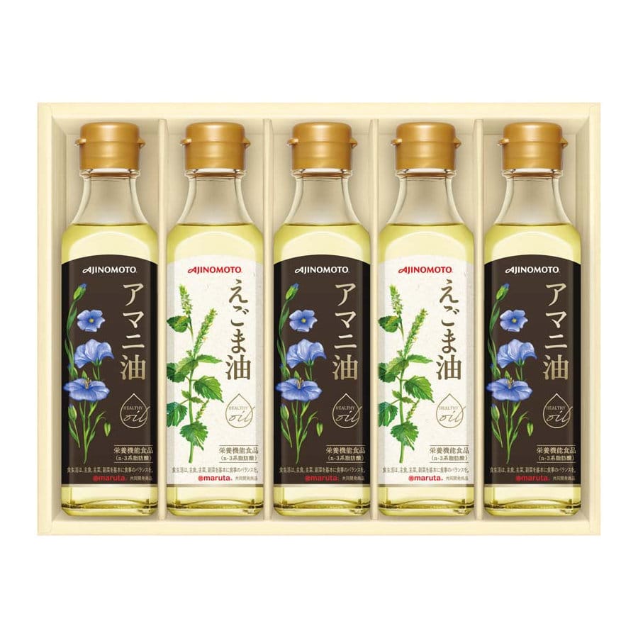 【２５年お歳暮】味の素　えごま油＆アマニ油ギフト　ＥＧＡ－５０Ｒ【注文期限１２月１４日】