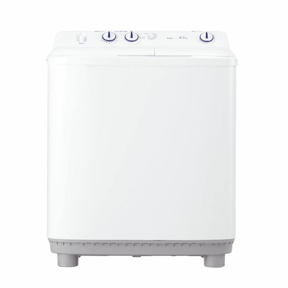 ハイアール　二槽式洗濯機　４．５ｋｇ　ＪＷ－Ｗ４５Ｆ（Ｗ）