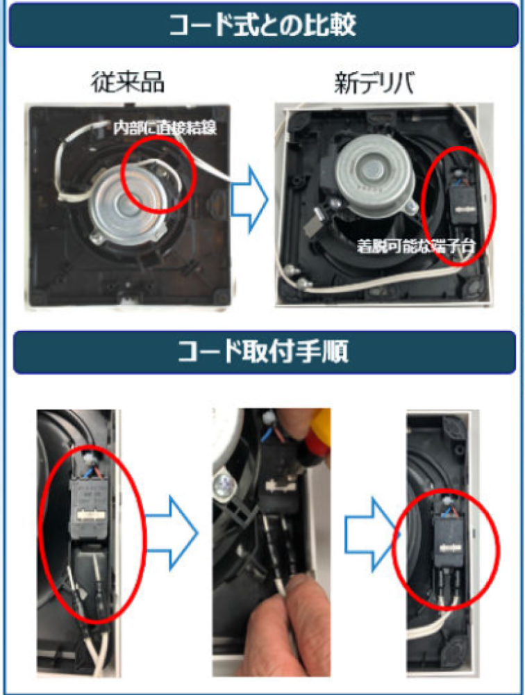 パナソニック 電源コード脱着式パイプファン FY-08PD9DUHC