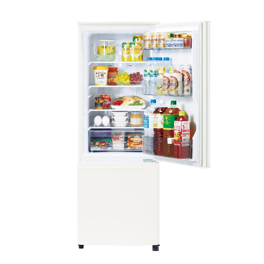 三菱電機　２ドア冷蔵庫　１６８Ｌ　マットホワイト　ＭＲ－Ｐ１７Ｇ－Ｗ
