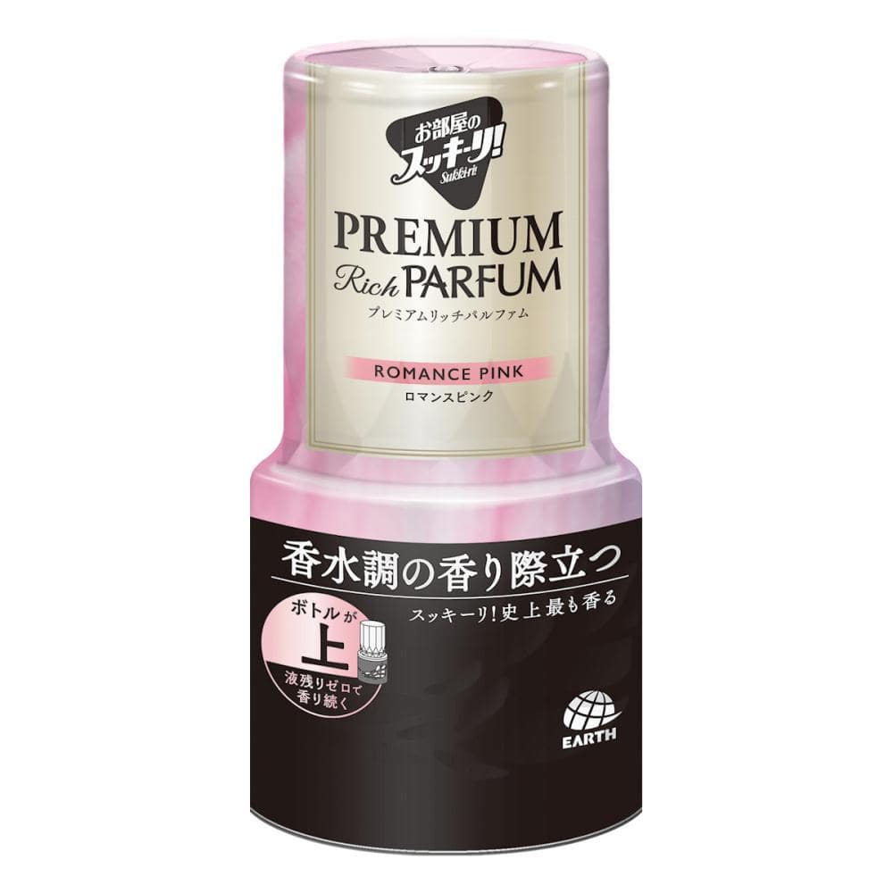 アース お部屋のスッキーリ プレミアムリッチパルファム ロマンスピンク 400mL