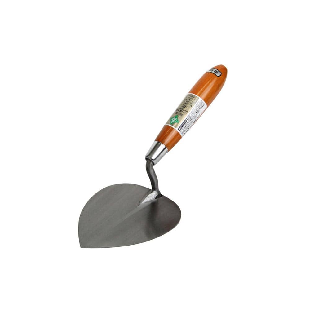 藤原産業　緑長　レンガ鏝　油焼　＃５