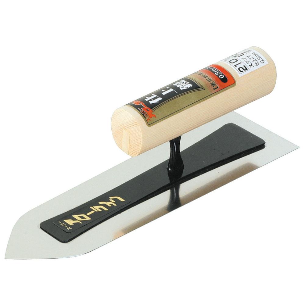 アローライン工業　ステン極薄仕上鏝　０．３ｍｍ　２２５ｍｍ