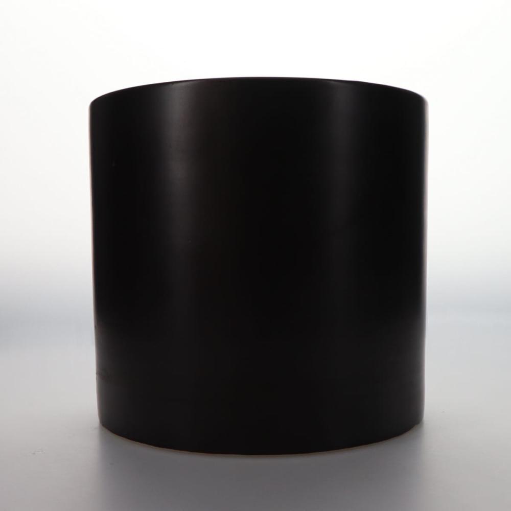 陶器　鉢カバー　２４ｃｍ　黒