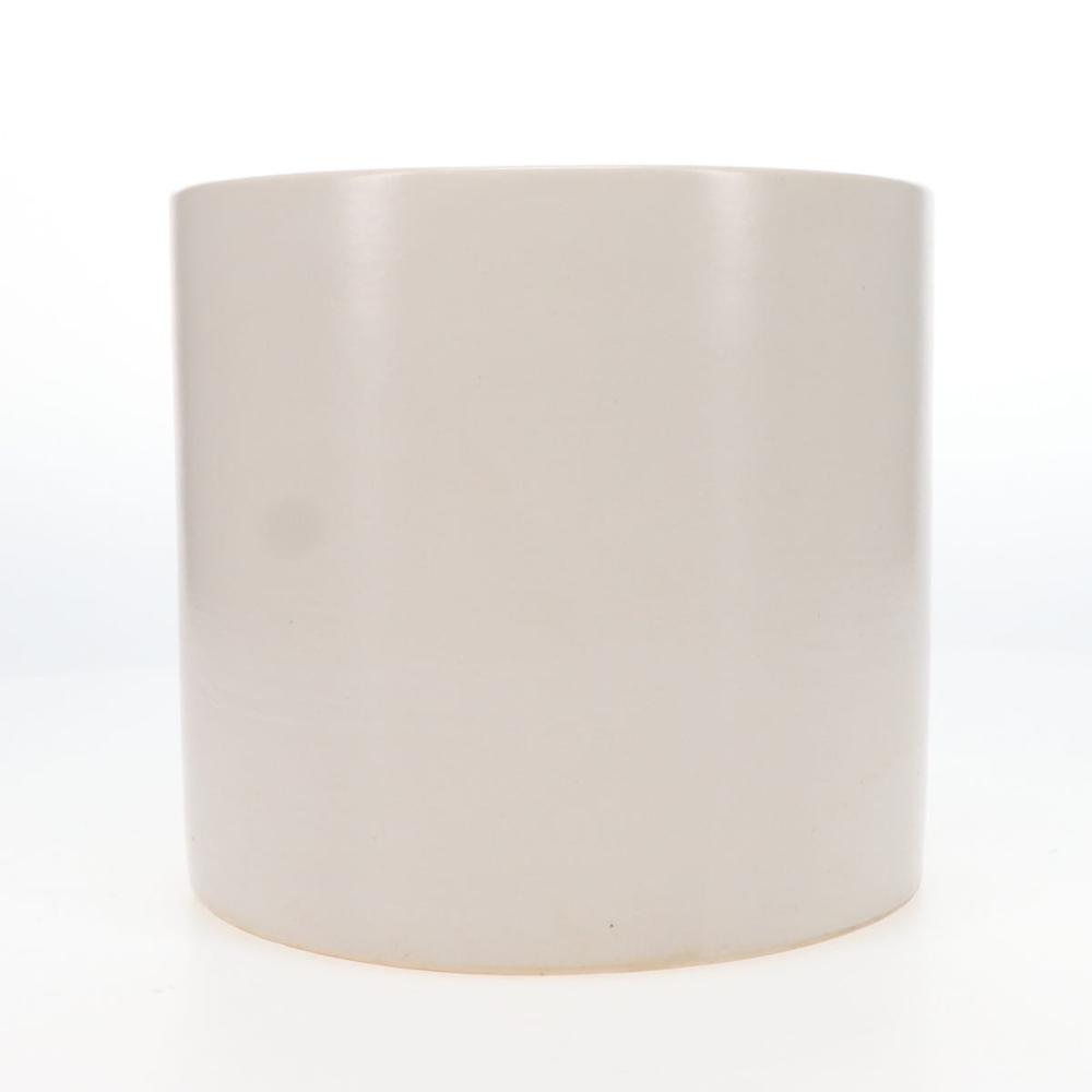 陶器　鉢カバー　２４ｃｍ　白