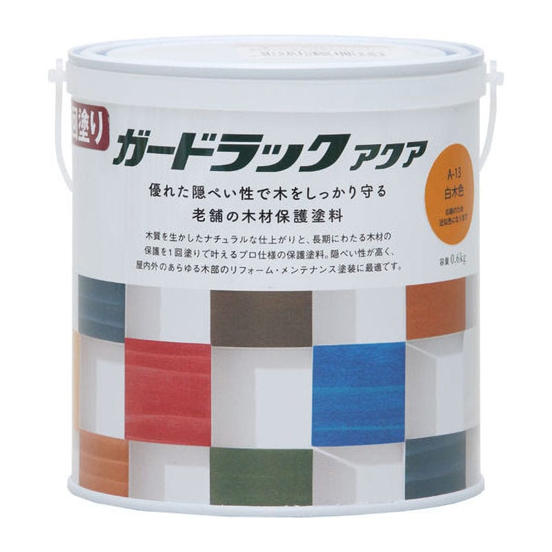 ガードラックアクア 白木色 0.6kg