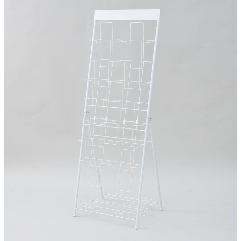 山善　パンフレットスタンド　２列７段