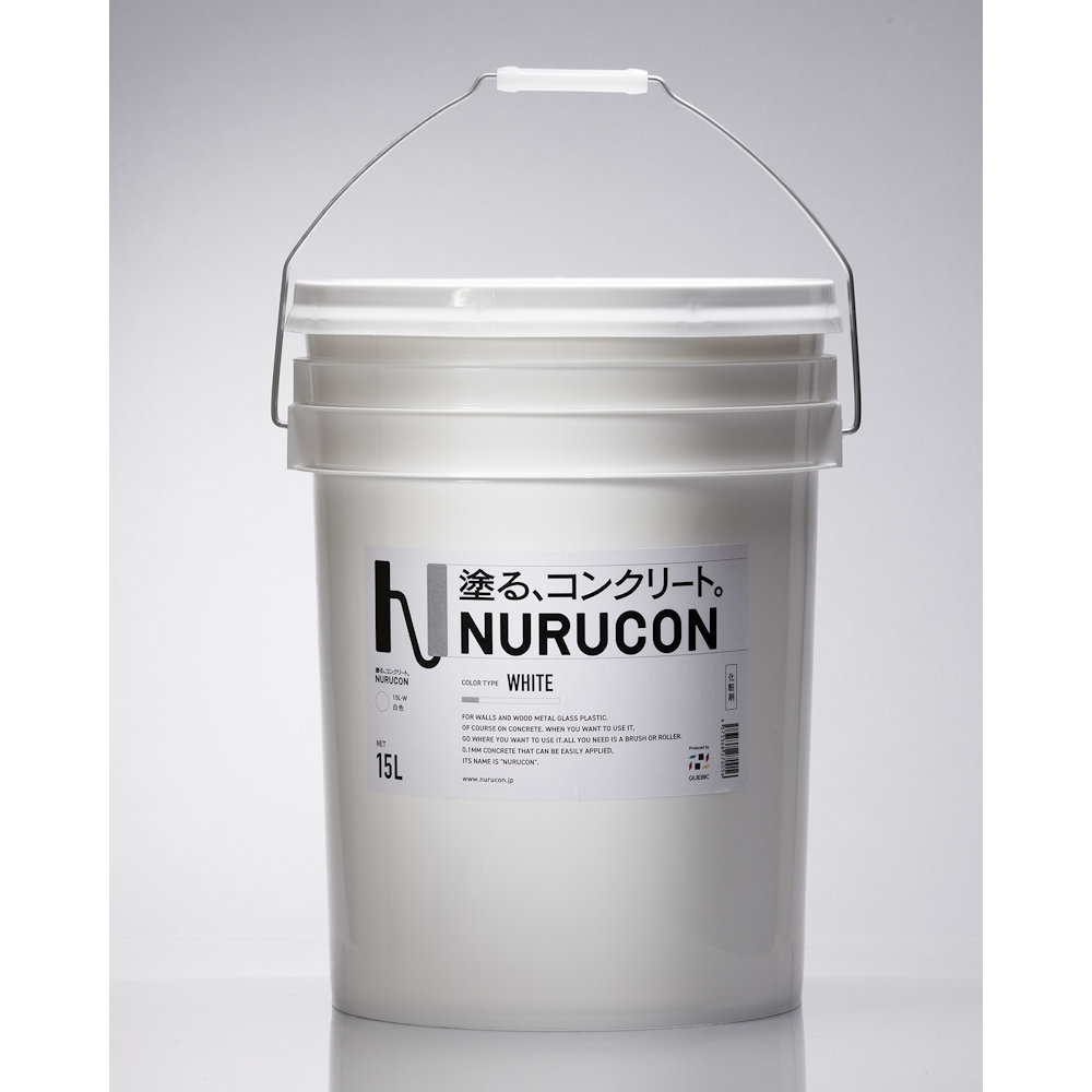 水性コンクリート用化粧剤 ヌルコン 15L ホワイト