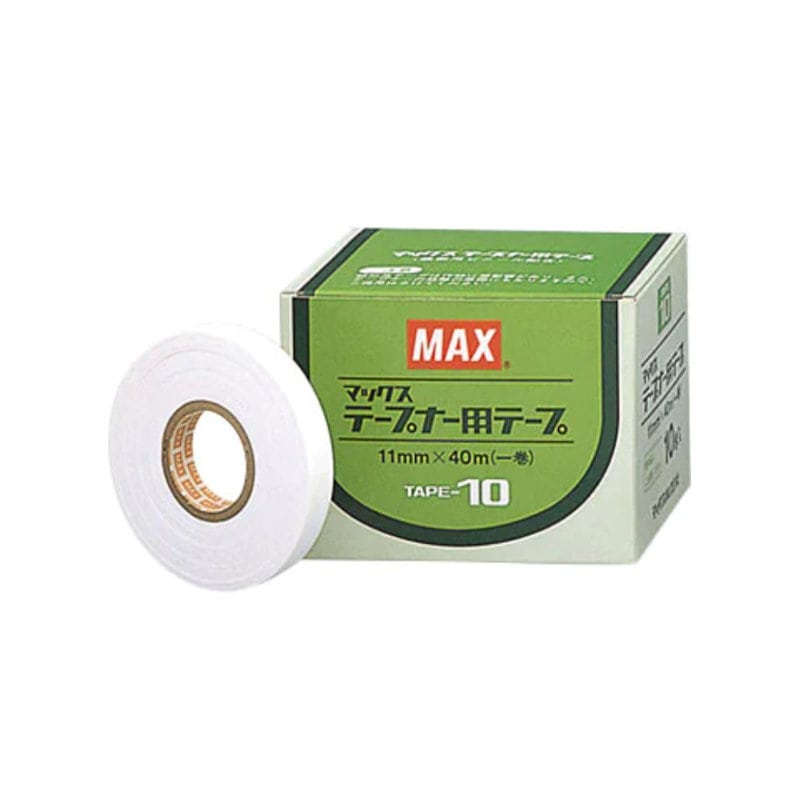 ＭＡＸ　テープナー用テープ　０．１ｍｍ×１１ｍｍ×４０ｍ　１０巻入り　ＴＡＰＥ－１０