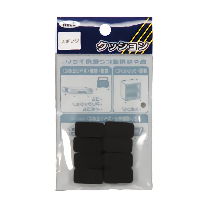 光　アイテック　スポンジ　１０×２０×５ｍｍ　８個入り　ＫＳＲ－２１２