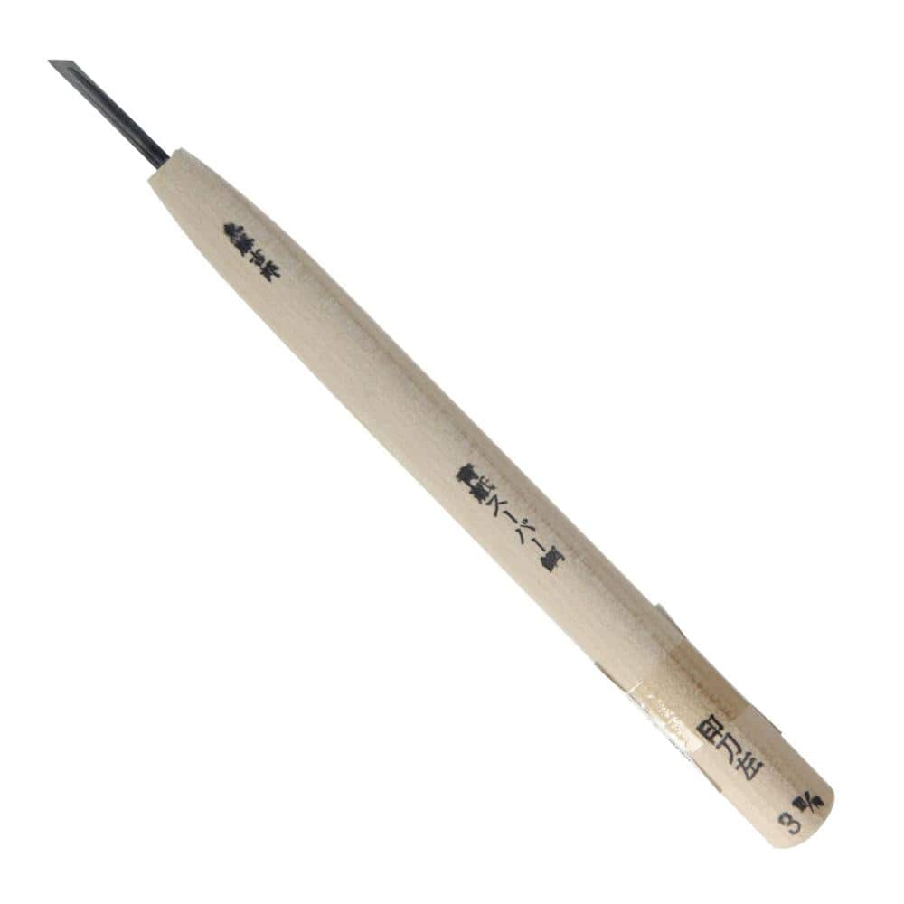 与板利器工業　東藤吉郎　高級彫刻刀　イスカ左３ｍｍ
