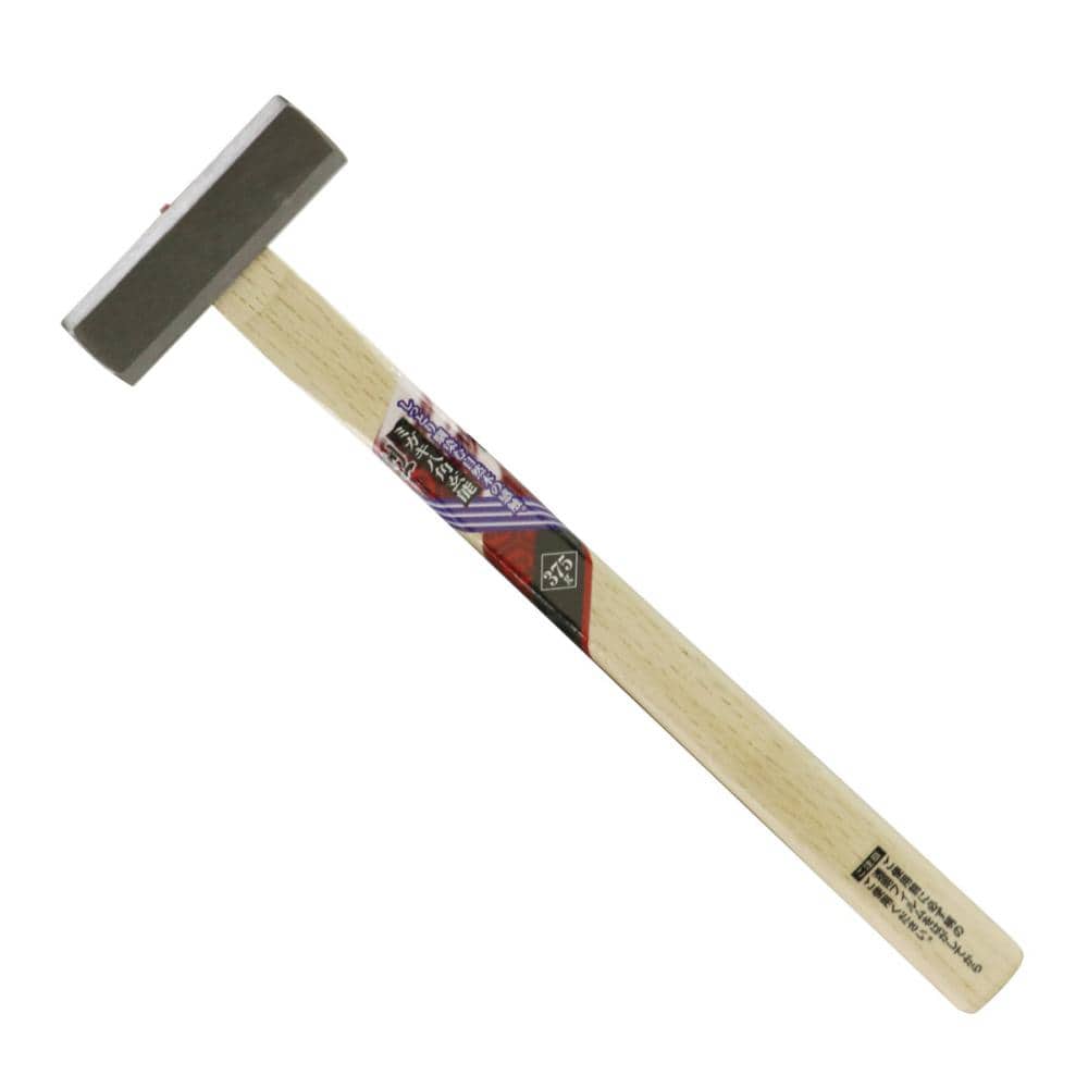 与板利器工業　利一　ミガキ八角玄能　尺一柄　３７５ｇ