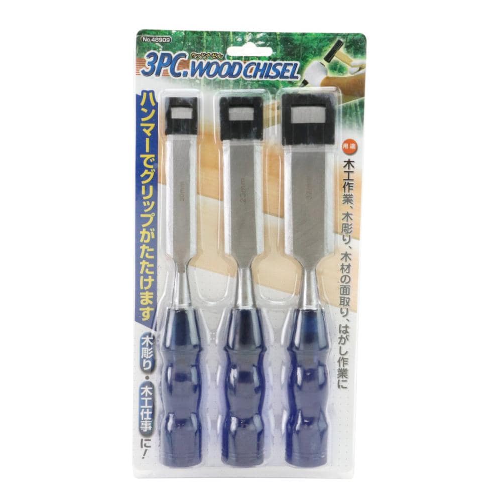 与板利器工業　Ｙｏｉｔａ　ウッドチゼルロング　３ｐｃ