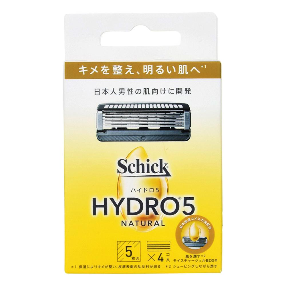 シック　ハイドロ５　ナチュラル　替刃４個入り