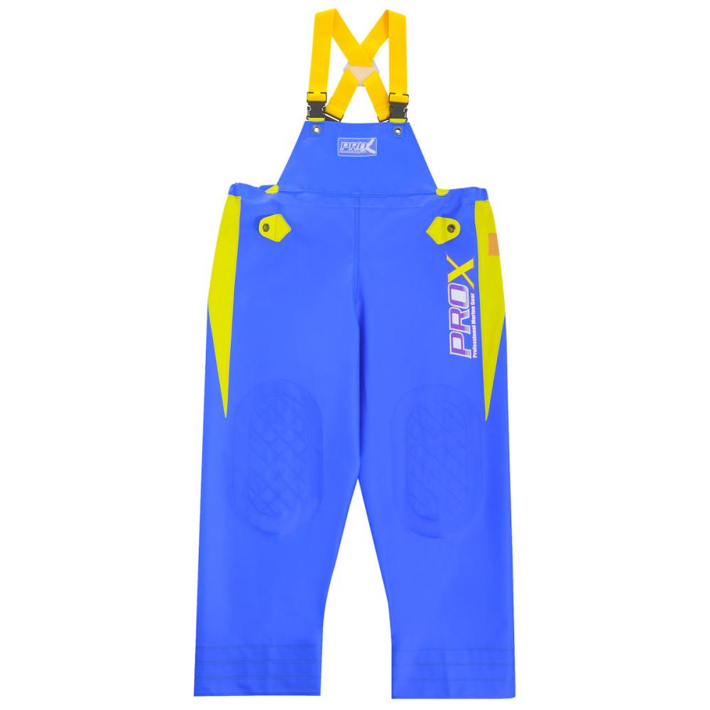 弘進ゴム 水産合羽 プロエックスアルファ 胸付ズボン ネイビー／レッド
