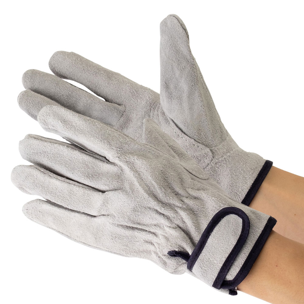 ユニワールド　牛床革マジック手袋　３双組　Ｌ　ＫＳ８２２－３Ｐ