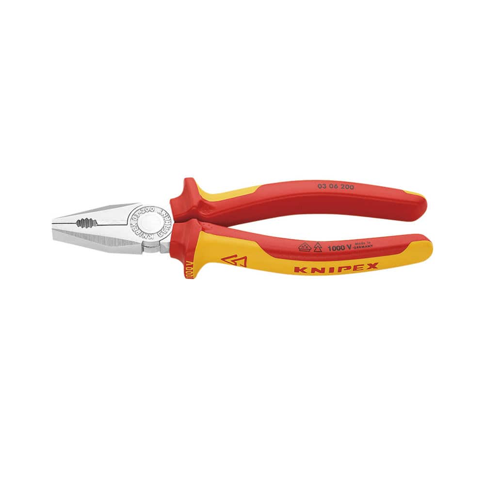 KNIPEX(クニペックス) 1000V 絶縁ペンチ 200mm 0306-200