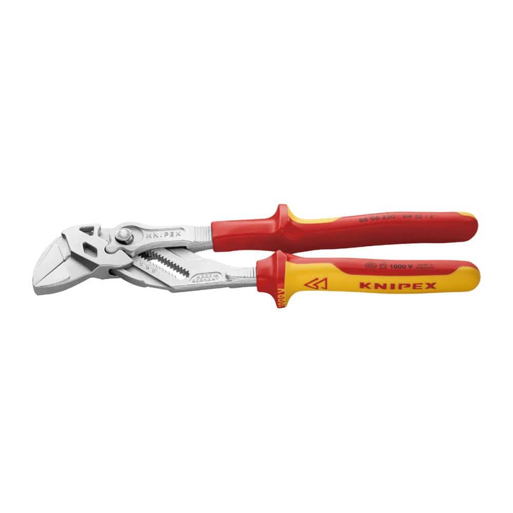 ＫＮＩＰＥＸ（クニペックス）　１０００Ｖ　絶縁プライヤーレンチ　２５０ｍｍ　８６０６－２５０ＳＢ