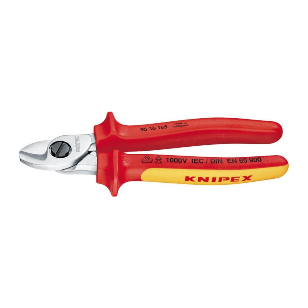 KNIPEX(クニペックス) 1000V 絶縁ケーブルカッター 165mm 9516-165
