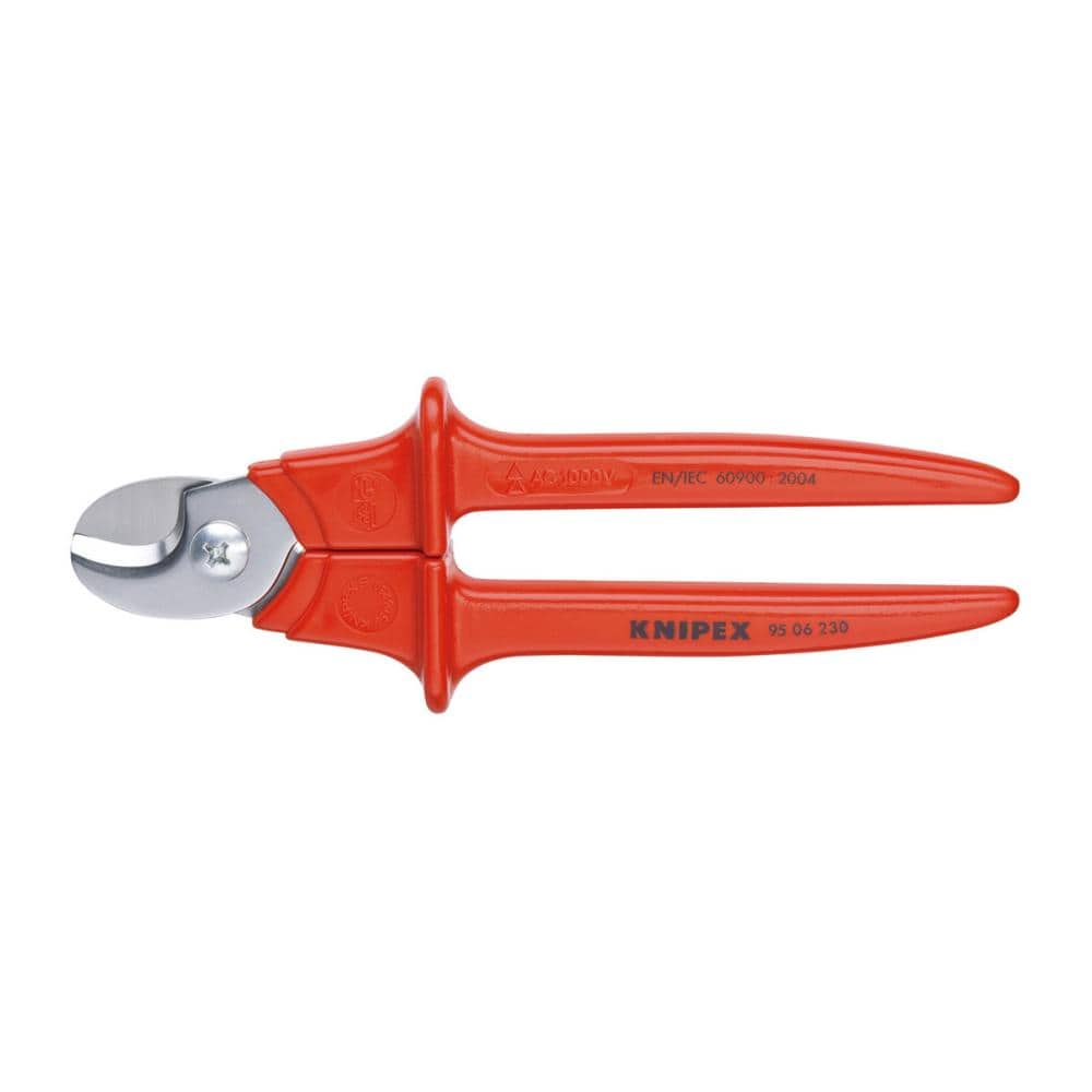 KNIPEX1000V絶縁ケーブルカッター230mmプラスチックコーティングハンドル9506-230