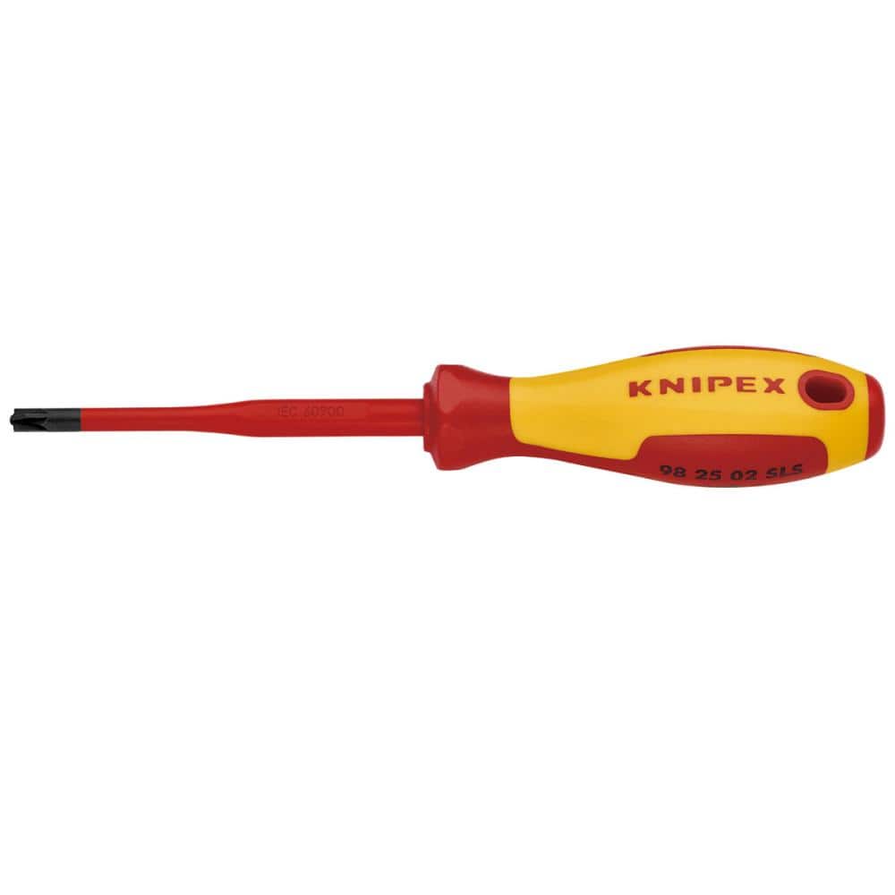 KNIPEX 1000V 絶縁マイナスポジスリムドライバー PZ2 9825-02SLS