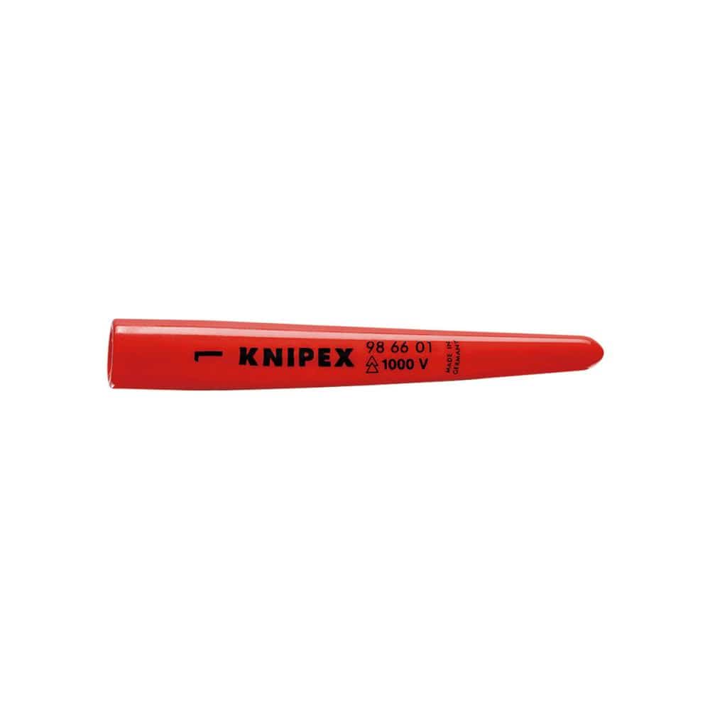 KNIPEX 1000V 絶縁スリップオンキャップ ケーブル識別番号1 円錐形 9866-01