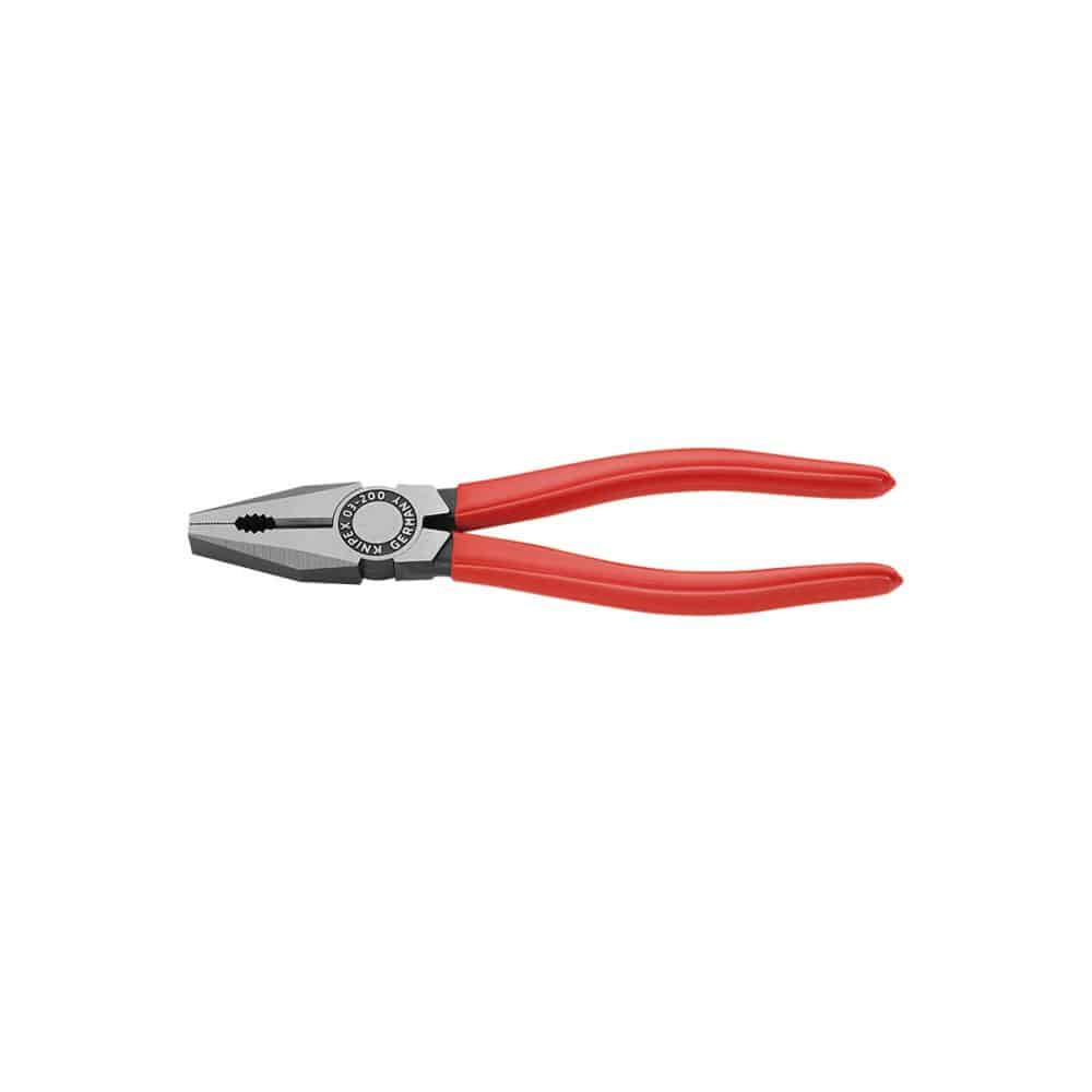 ＫＮＩＰＥＸ（クニペックス）　ペンチ　２００ｍｍ　プラスチックコーティングハンドル　０３０１－２００