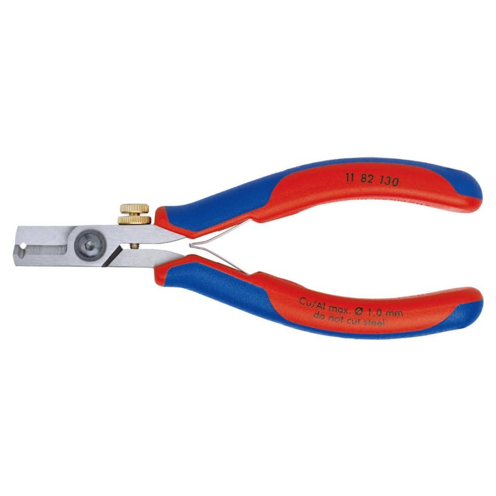 KNIPEX エレクトロニクスワイヤーストリッパー140mm コンフォートハンドル 1182-130