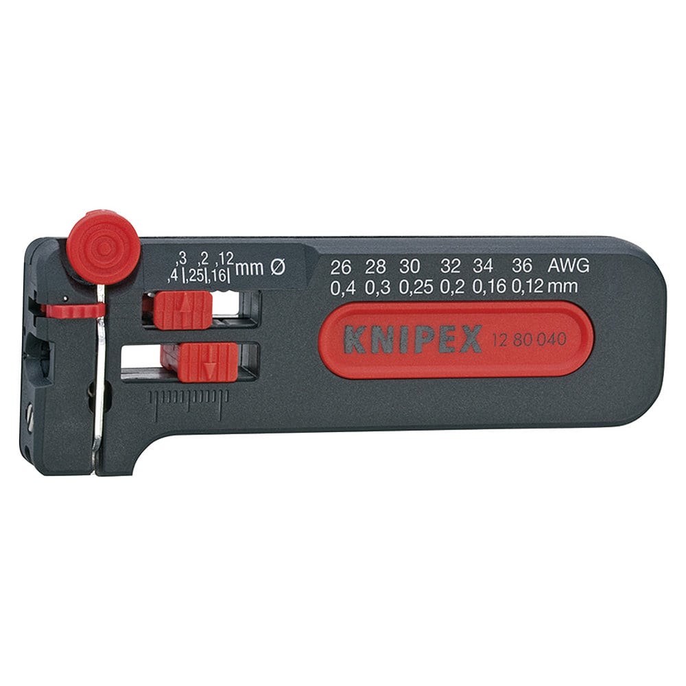 KNIPEX ミニストリッパー 100mm プラスチックコーティングハンドル 1280-040