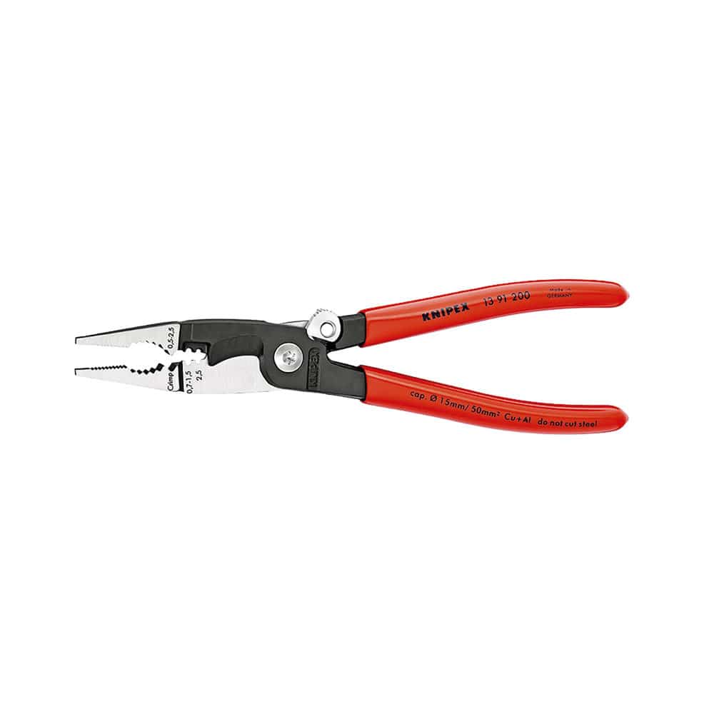 KNIPEX オープンスプリング付 エレクトロプライヤー 200mm 1391-200