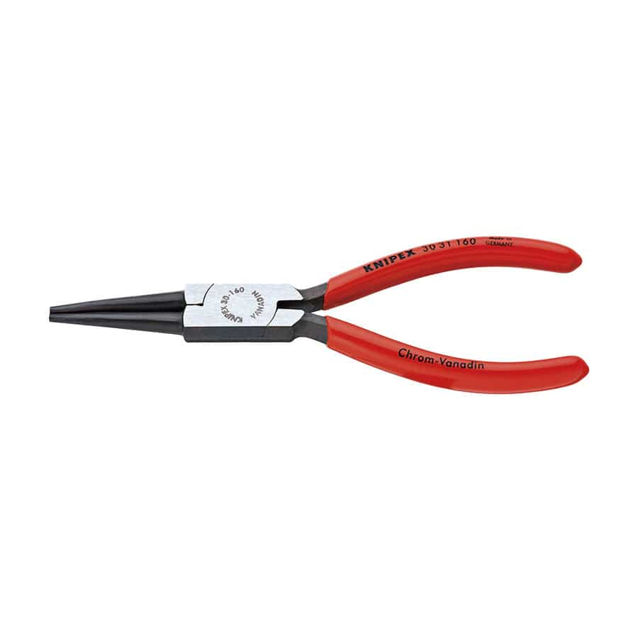 ＫＮＩＰＥＸ　ロングノーズプライヤー　１６０ｍｍ　プラスチックコーティングハンドル　３０３１－１６０