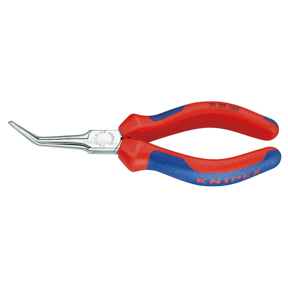 KNIPEX 45度先端先曲ニードルノーズプライヤー160mmコンフォートハンドル 3125-160
