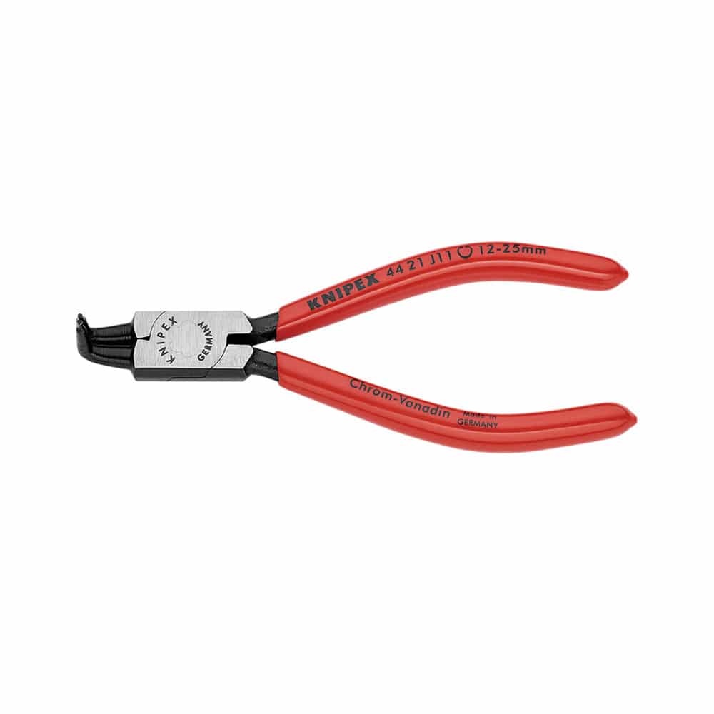 KNIPEX 穴用スナップリングプライヤー先端90°曲先端径1.3mm 130mm 4421-J11