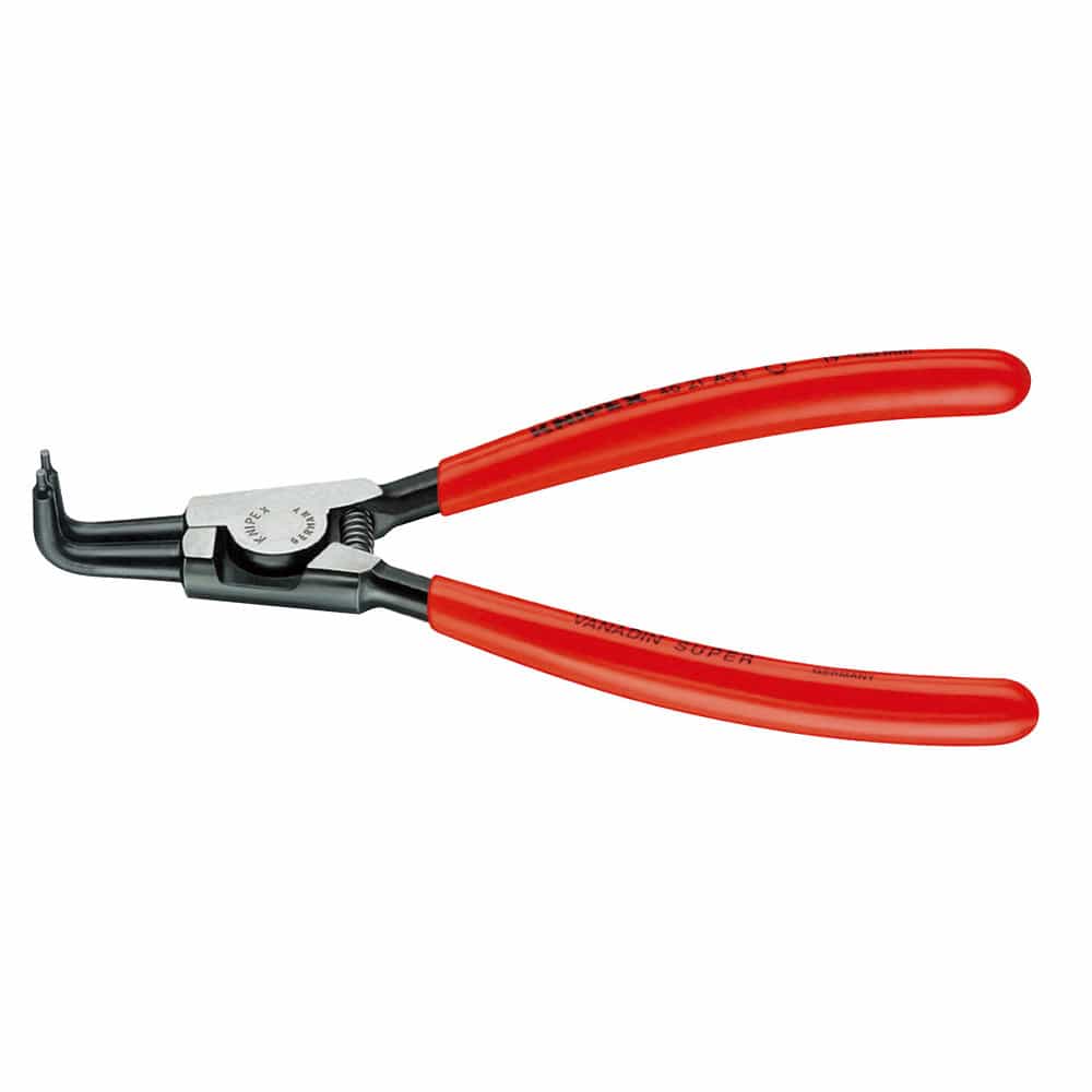 ＫＮＩＰＥＸ　軸用スナップリングプライヤー先端９０°曲先端径１．８ｍｍ　１７０ｍｍ　４６２１－Ａ２１