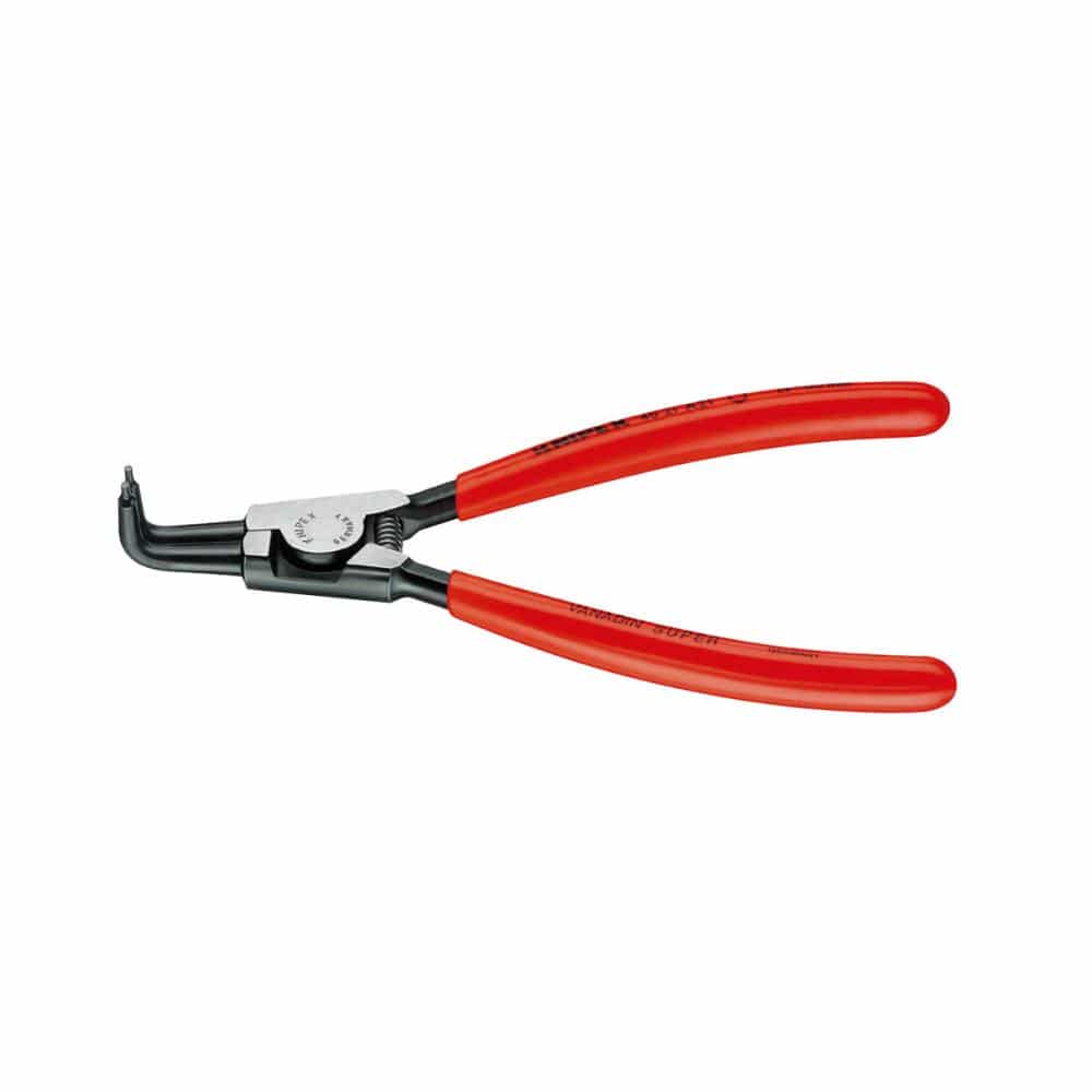 KNIPEX 軸用スナップリングプライヤー先端90°曲先端径3.2mm 300mm 4621-A41