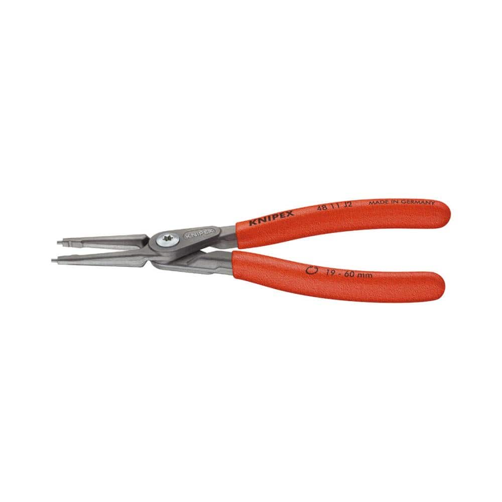 ＫＮＩＰＥＸ　穴用精密スナップリングプライヤー　直　先端径２．３ｍｍ　２２５ｍｍ　　４８１１－Ｊ３