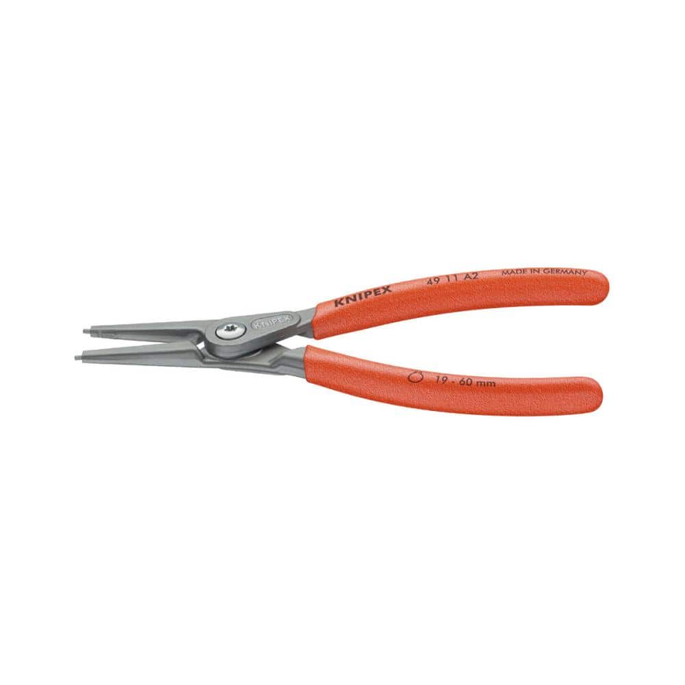 ＫＮＩＰＥＸ　軸用精密スナップリングプライヤー　直　先端径０．９ｍｍ　１４０ｍｍ　　４９１１－Ａ０