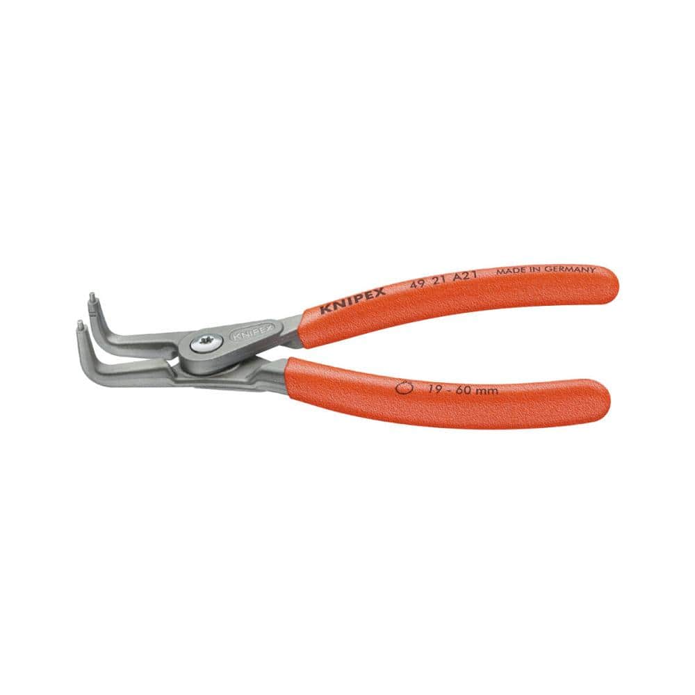 KNIPEX 軸用精密スナップリングプライヤー先端90°曲先端径3.2mm305mm4921-A41