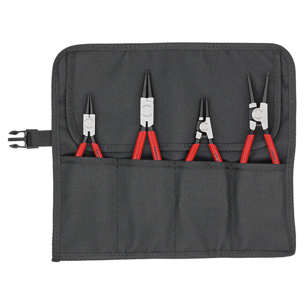 KNIPEX 4本組スナップリングプライヤーセットプラスチックコーティングハンドル001956V01