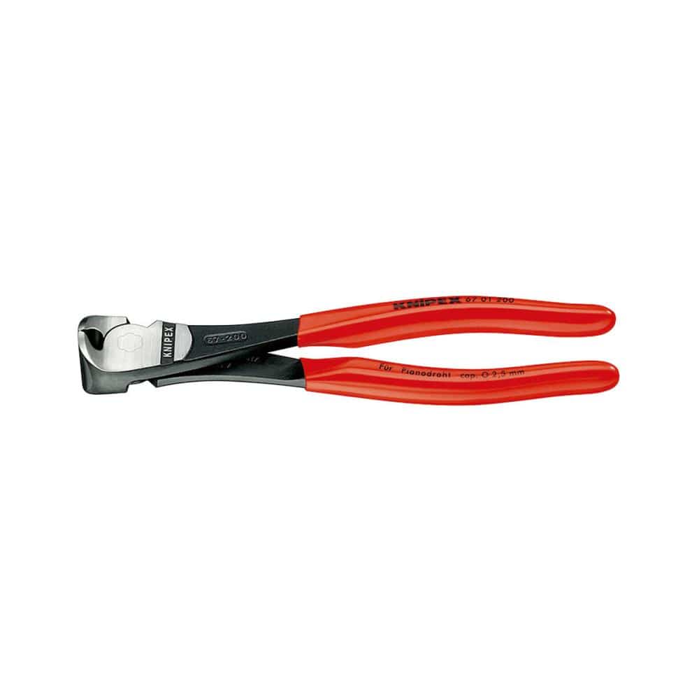 ＫＮＩＰＥＸ　ハイレバーエンドニッパー　１６０ｍｍ　プラスチックハンドル　６７０１－１６０