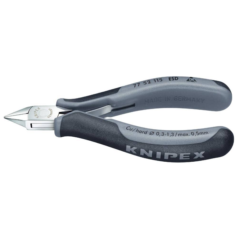 ＫＮＩＰＥＸ（クニペックス）　エレクトロニクスニッパー　ＥＳＤ　１１５ｍｍ　７７５２－１１５ＥＳＤ