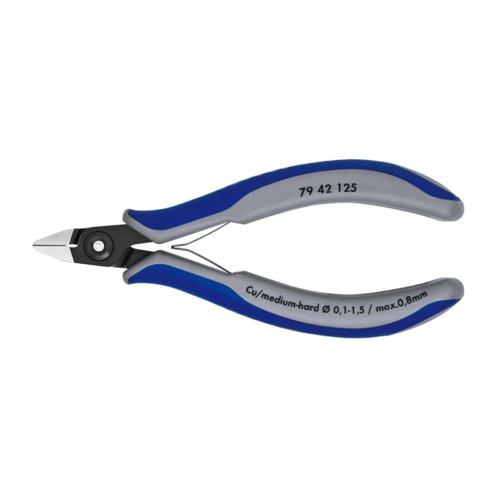 KNIPEX エレクトロニクスニッパー 125mm コンフォートハンドル 7942-125