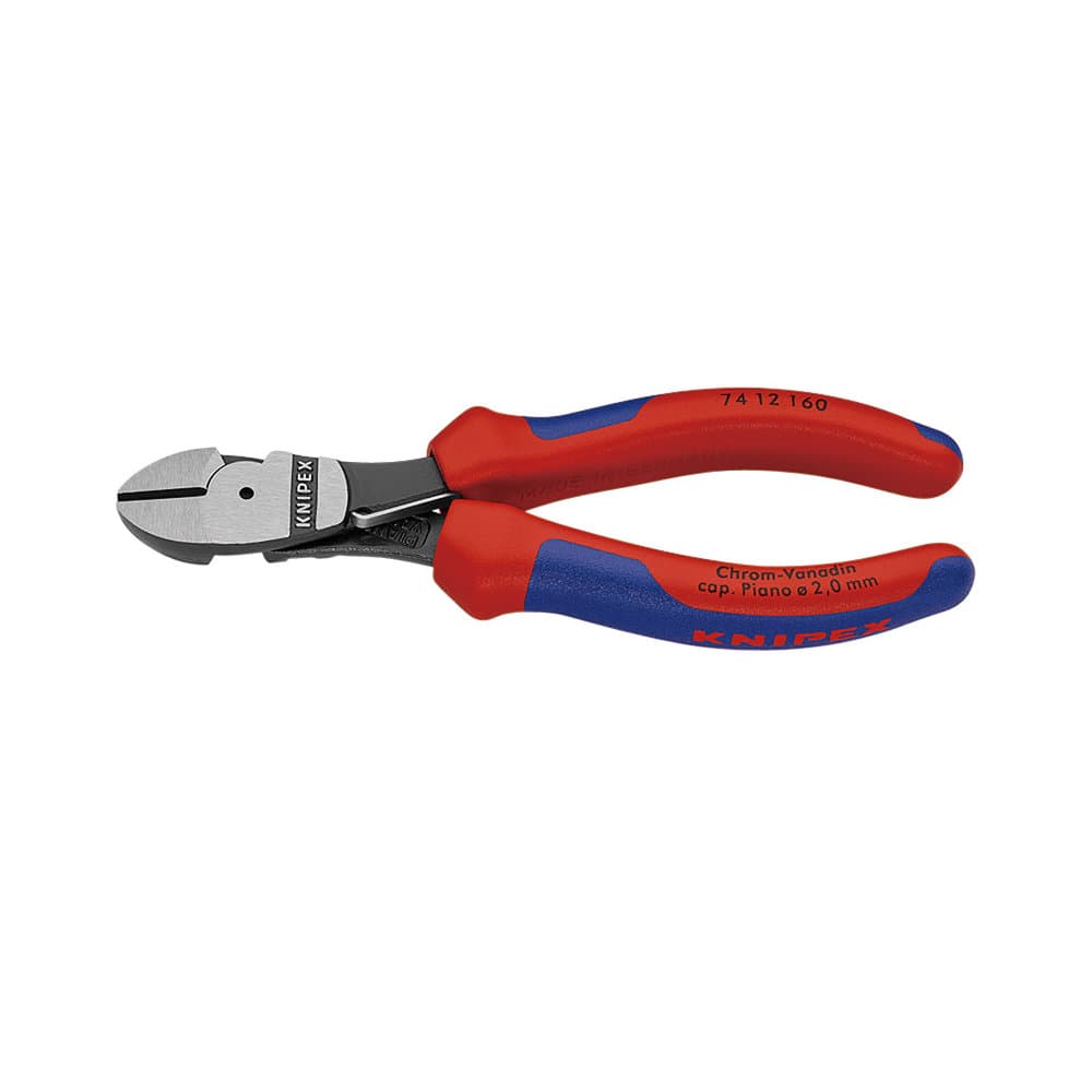 KNIPEX 強力型斜ニッパー(バネ付) 160mm コンフォートハンドル 7412-160