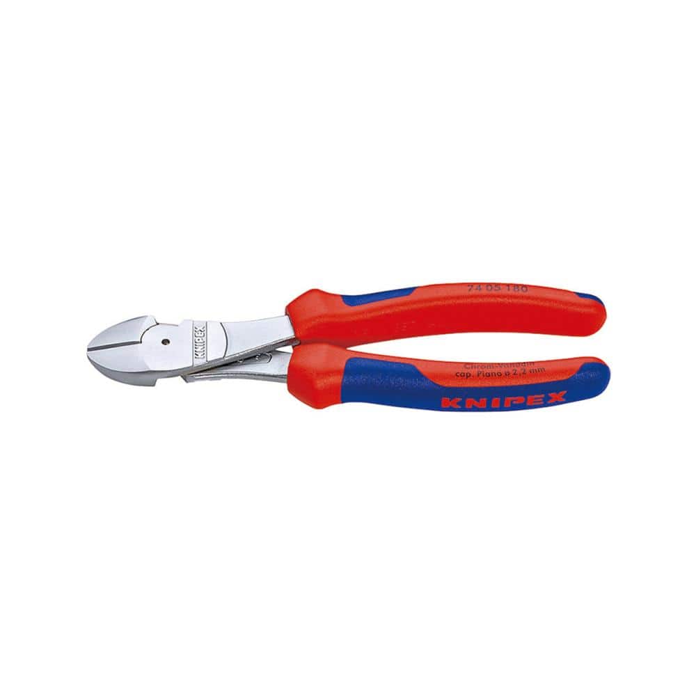 ＫＮＩＰＥＸ　強力型斜ニッパー（硬線用）　１８０ｍｍ　コンフォートハンドル　７４０５－１８０