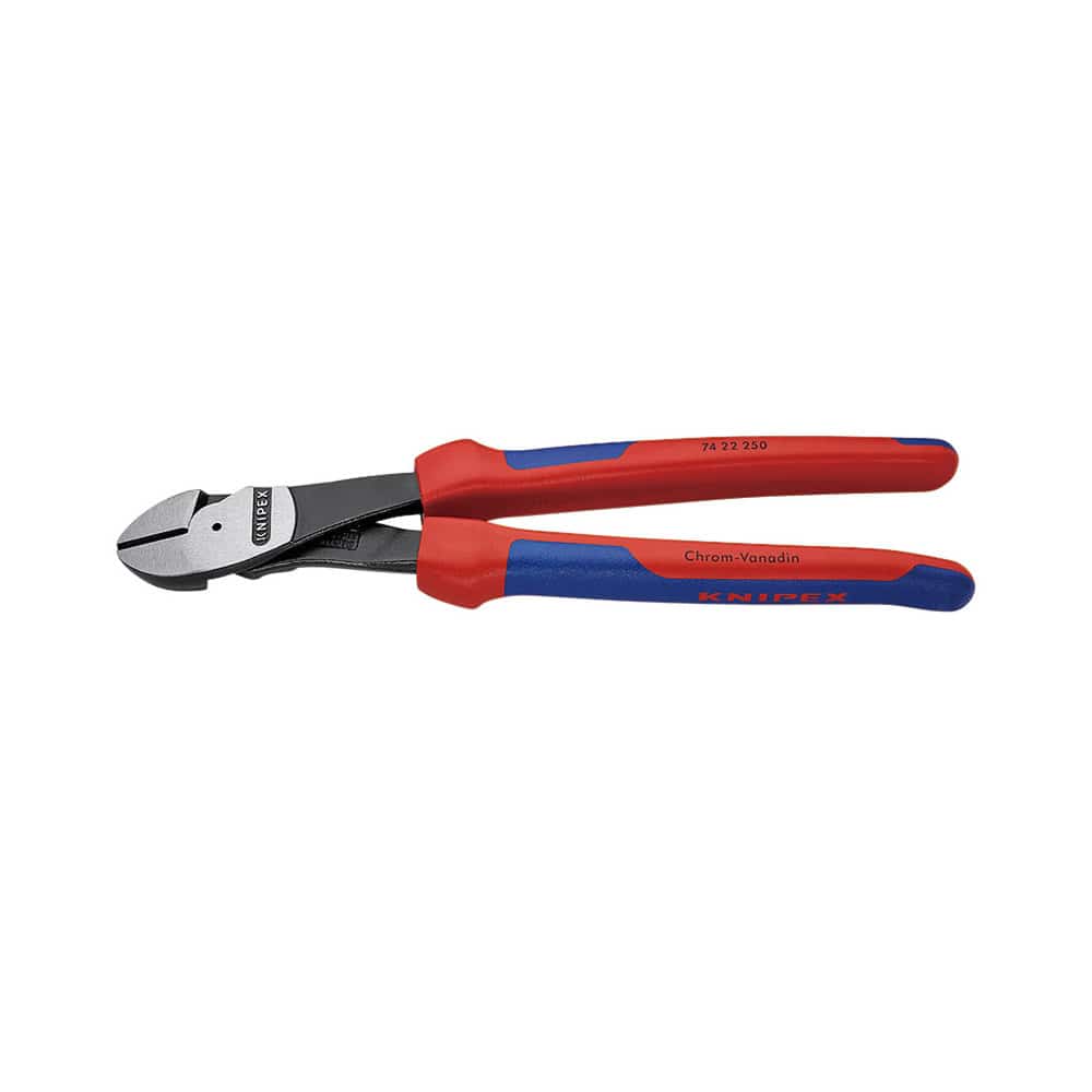 KNIPEX 強力型斜ニッパー ベントタイプ 250mm コンフォートハンドル 7422-250