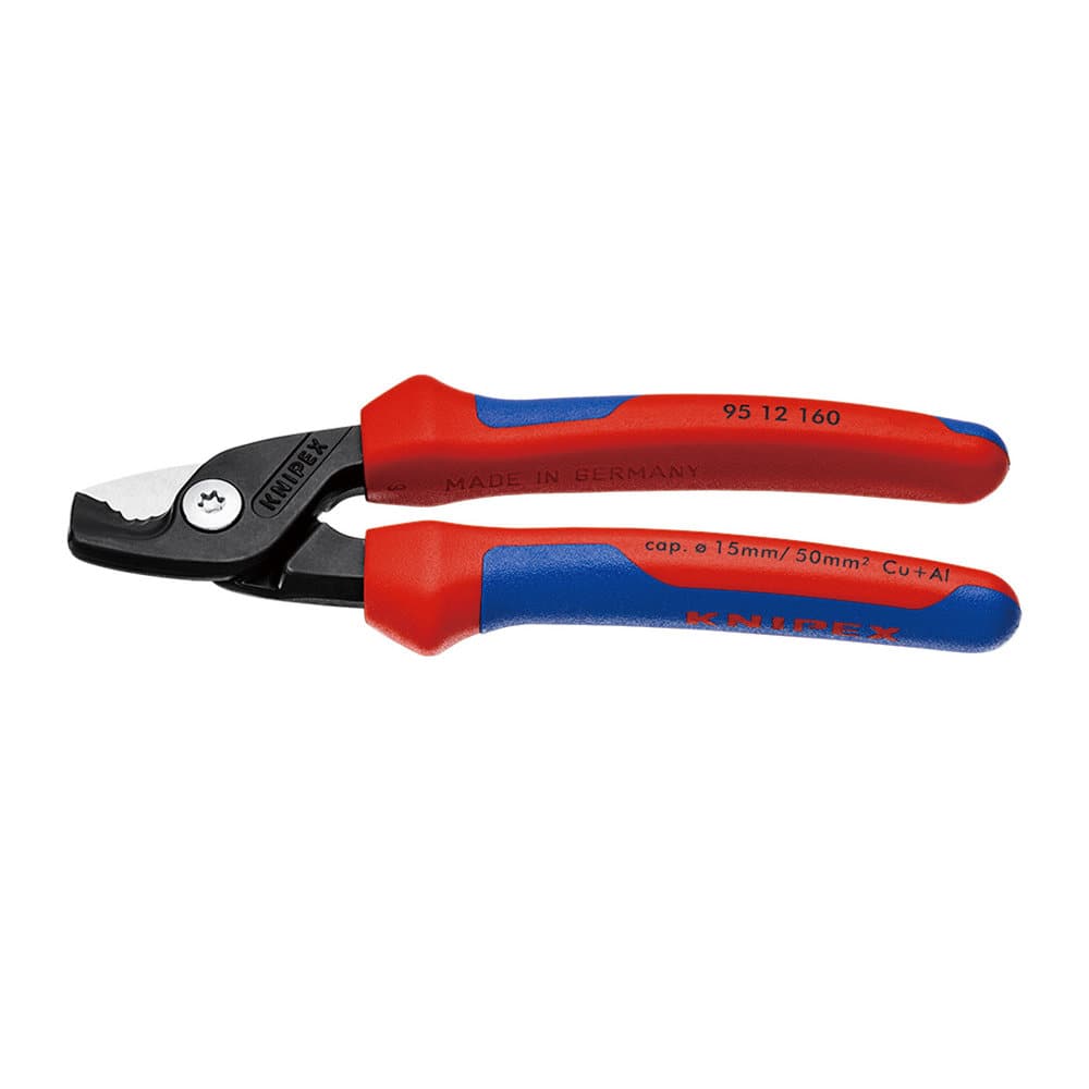 KNIPEX ケーブルカッター ステップカット 160mm コンフォートハンドル9512-160SB