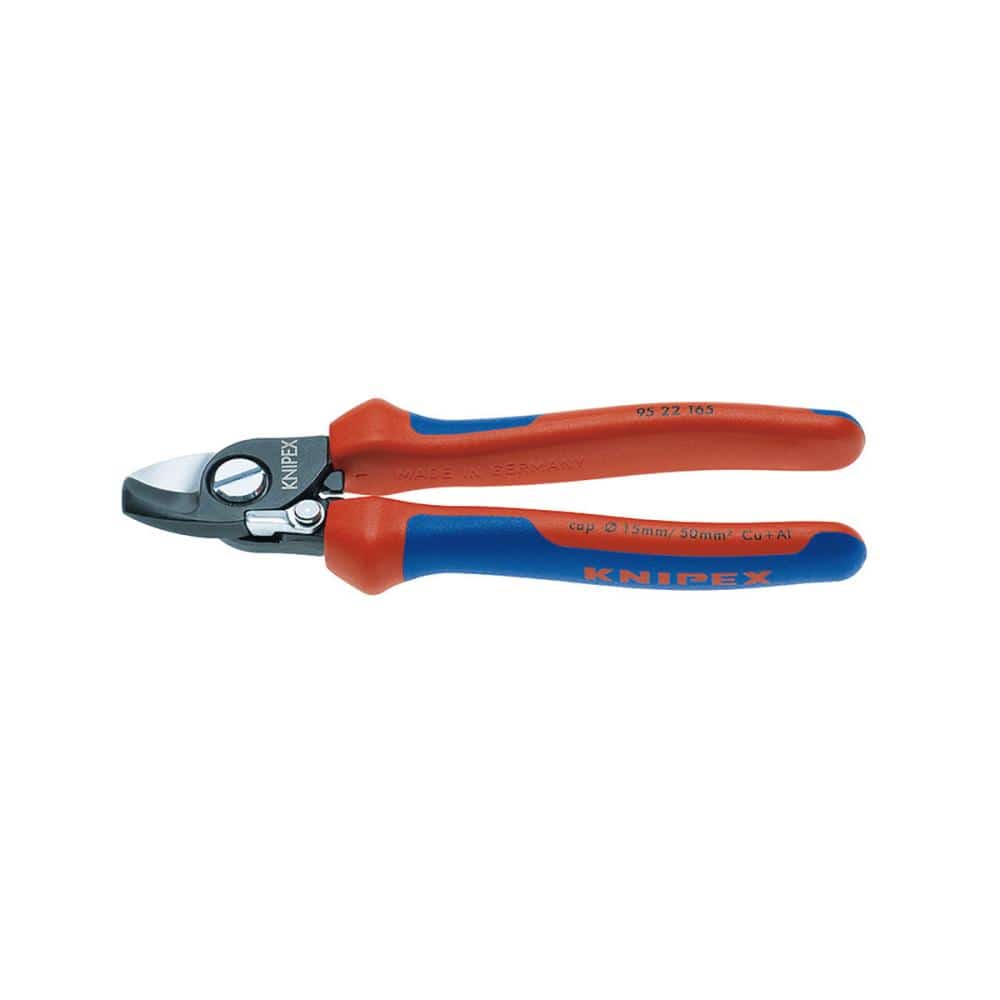 KNIPEX ケーブルカッター(バネ付) 165mm コンフォートハンドル 9522-165