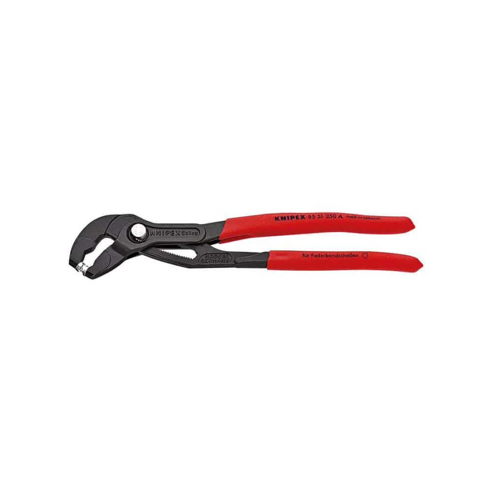 ＫＮＩＰＥＸ　スプリングホースクリッププライヤー　２５０ｍｍ　　８５５１－２５０ＡＳＢ