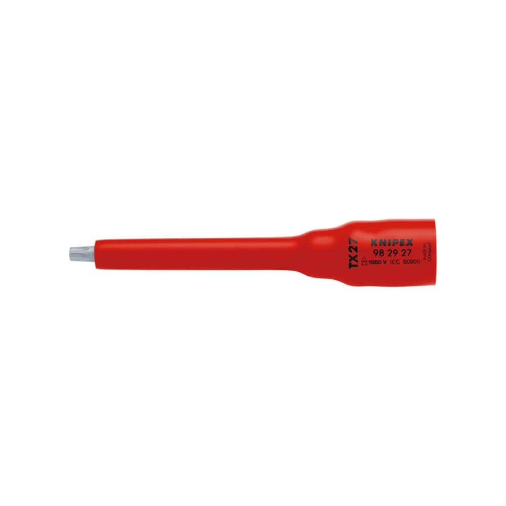 KNIPEX 1000V 3/8差込 絶縁ヘクスローブソケット T27 9829-27