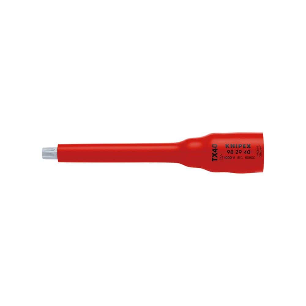 KNIPEX 1000V 3/8差込 絶縁ヘクスローブソケット T40 9829-40